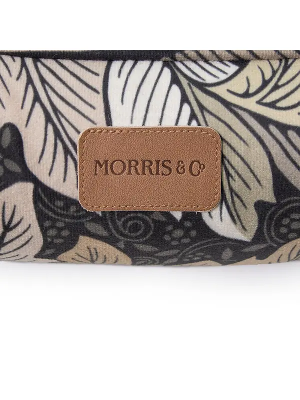 William Morris Square Dog Bed - Acanthus Print Image 6