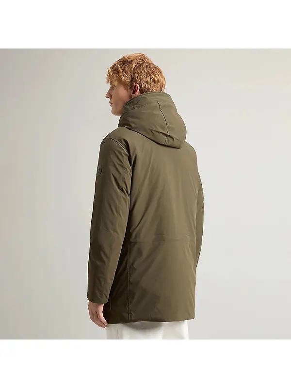 Woolrich Men's Arctic Stretch Down Parka - Dark Green Image 4