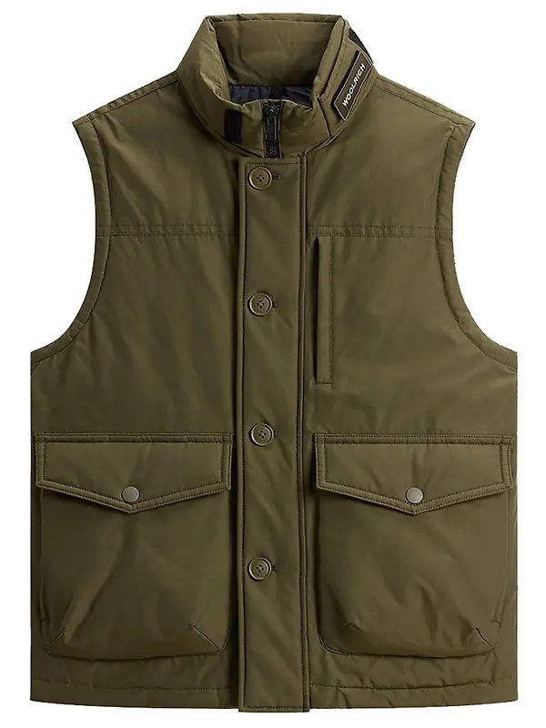 Woolrich Men's Ramar Gilet - Greenstone Image 1