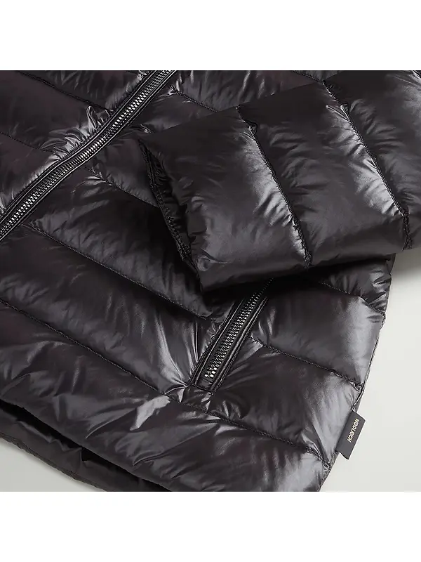 Woolrich Women's Aliquippa Lightweight Down Jacket - Black Image 7