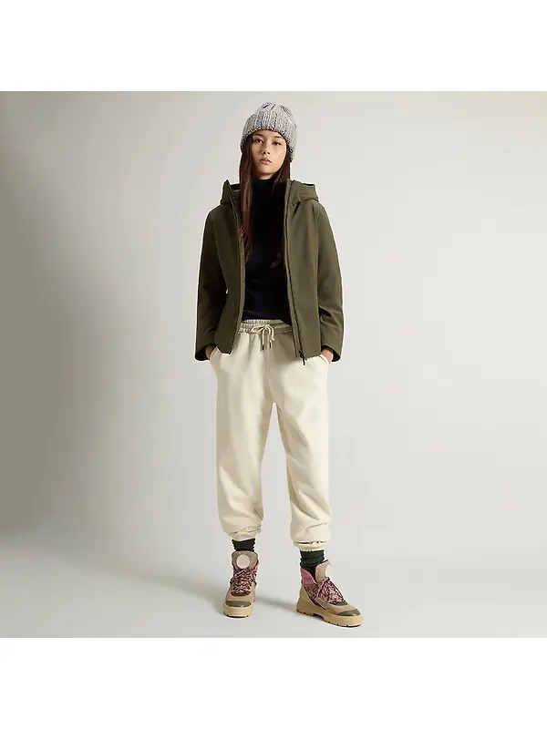 Woolrich Women's Short Firth Down Parka - Dark Green Image 3