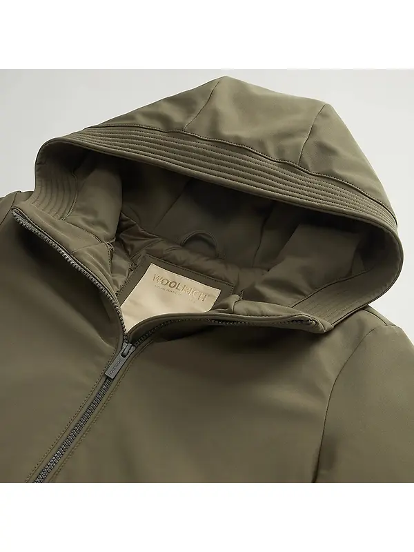 Woolrich Women's Short Firth Down Parka - Dark Green Image 6