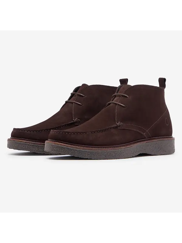 Oliver Sweeney Men's Xixona Calf Suede Moccasin Boots - Chocolate Image 2