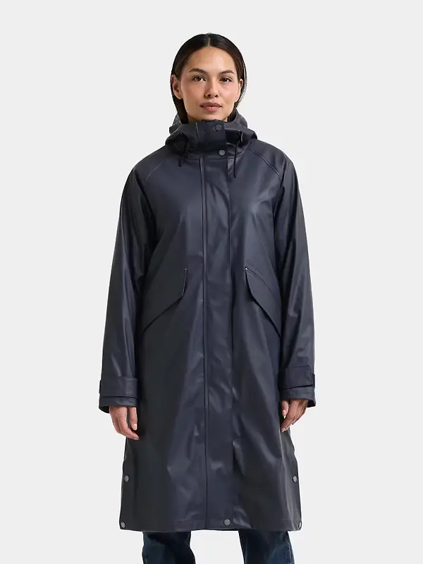 Didriksons Women's Melinda Waterproof Parka - Dark Night Blue Image 2