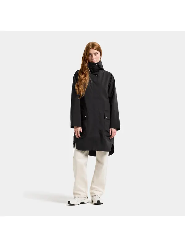Didriksons Women's Adria Waterproof Parka - Black Image 4