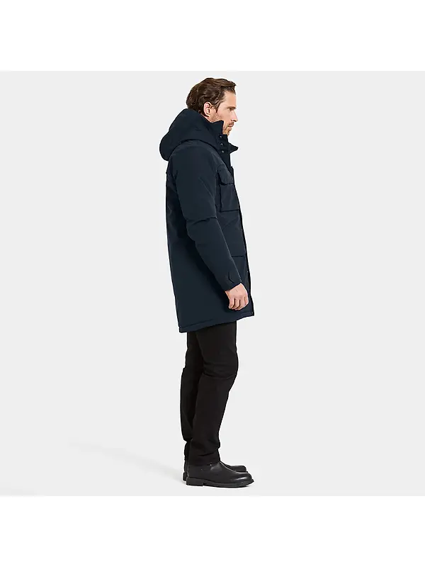 Didriksons Men's Aiden Parka - Dark Night Blue Image 7