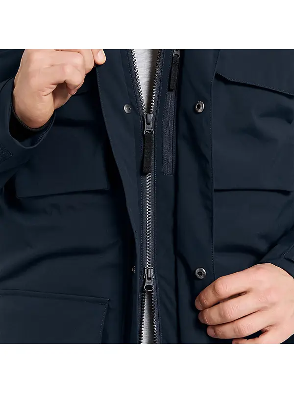 Didriksons Men's Aiden Parka - Dark Night Blue Image 11
