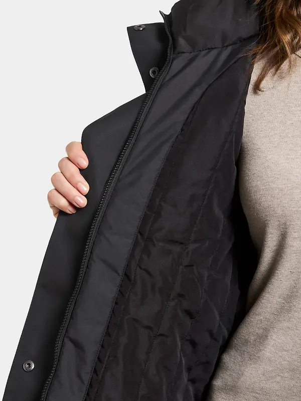 Didriksons Women's Aiko Parka - Black Image 10