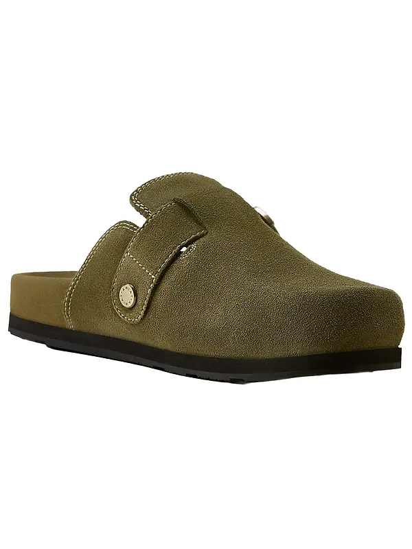 Ariat Women's Country Mules - Olive Suede Image 1