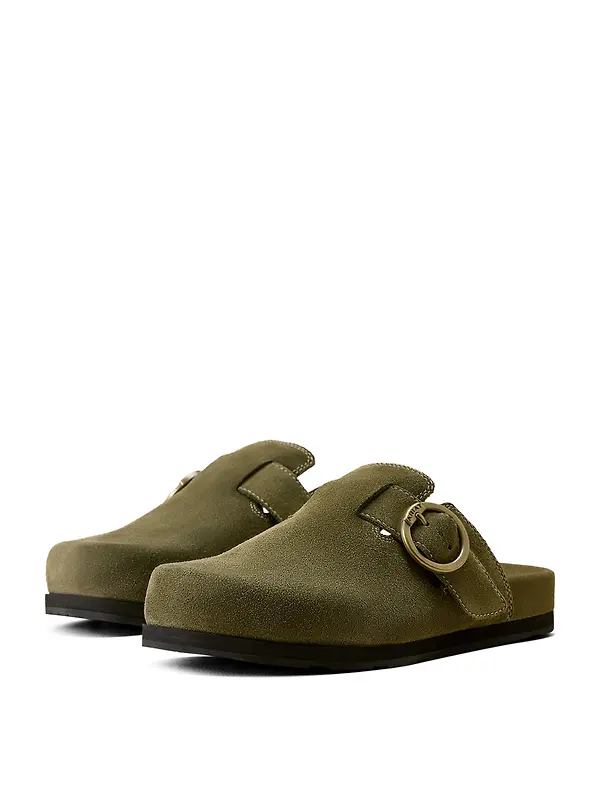 Ariat Women's Country Mules - Olive Suede Image 2