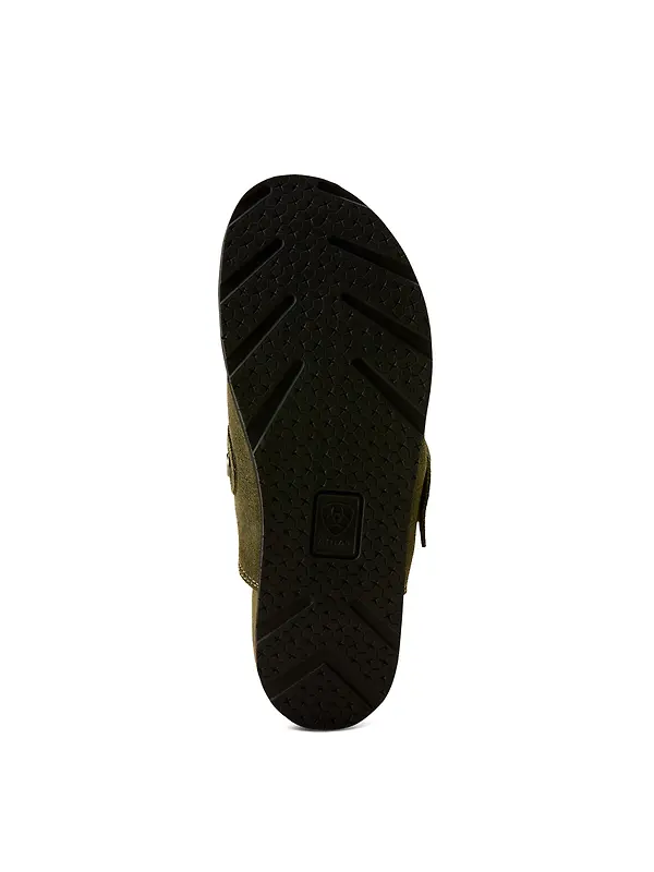 Ariat Women's Country Mules - Olive Suede Image 5