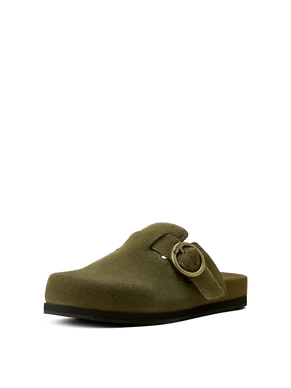 Ariat Women's Country Mules - Olive Suede Image 7
