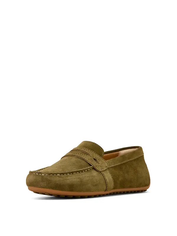 Ariat Women's Selene Driving Shoes - Dark Olive Suede Image 2