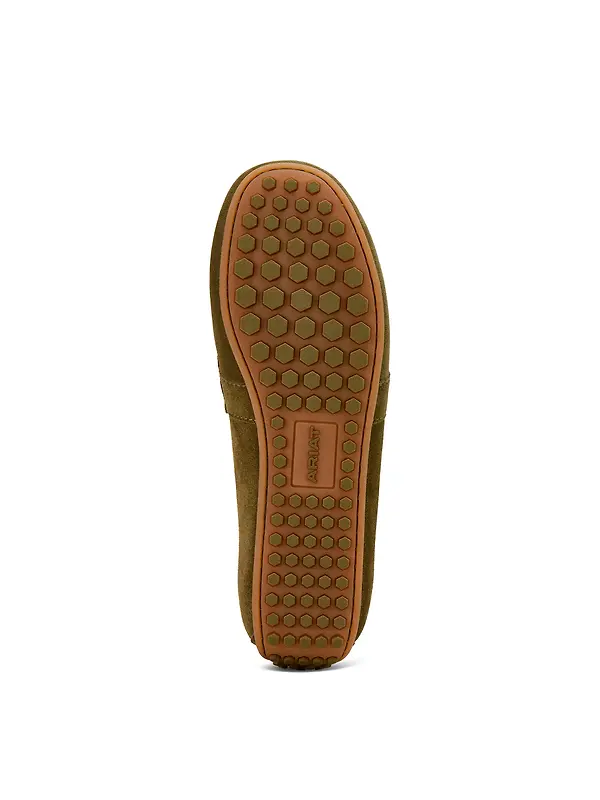 Ariat Women's Selene Driving Shoes - Dark Olive Suede Image 6