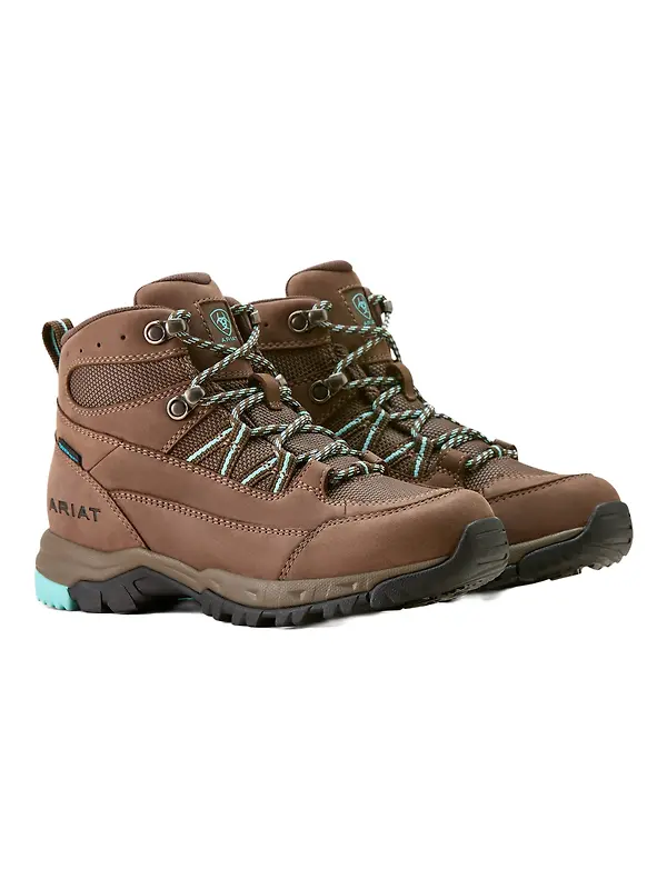 Ariat Women's Skyline Summit Waterproof Boots - Bitter Brown / Aqua Image 1