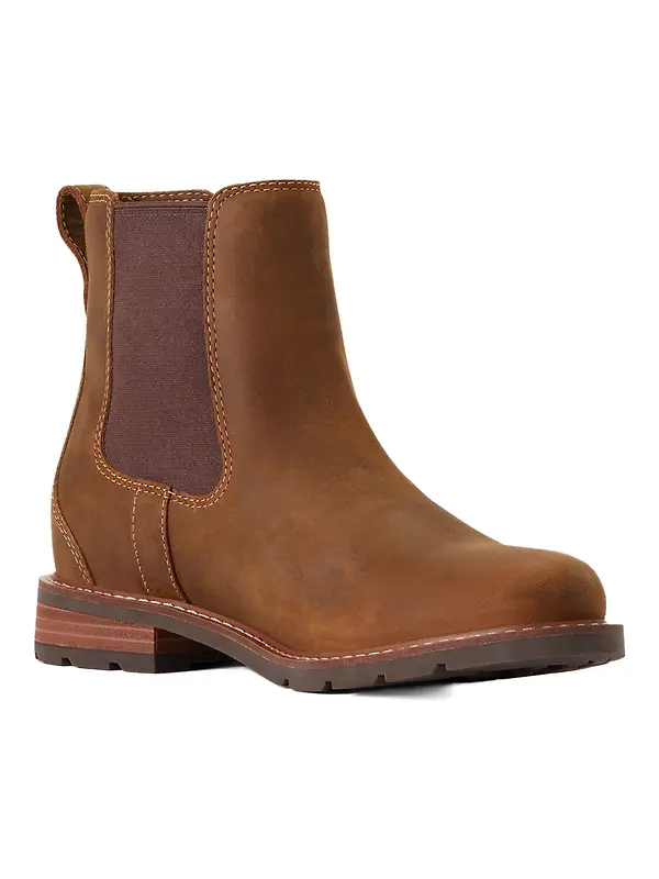 Ariat Women's Wexford Waterproof Chelsea Boots - Weathered Brown Image 1