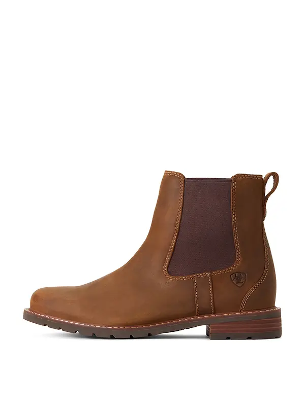Ariat Women's Wexford Waterproof Chelsea Boots - Weathered Brown Image 3