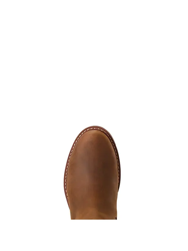 Ariat Women's Wexford Waterproof Chelsea Boots - Weathered Brown Image 6