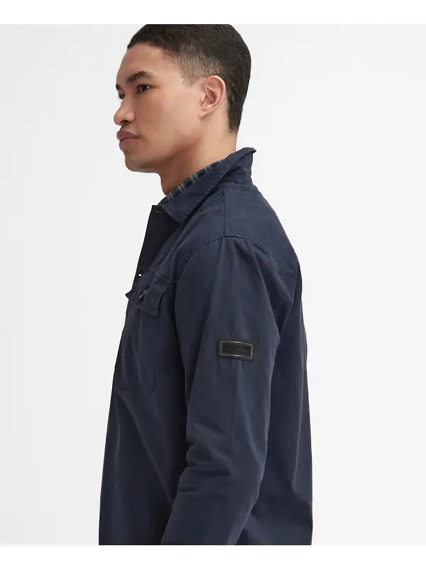 Barbour International Men's Arlo Overshirt - Navy Image 5