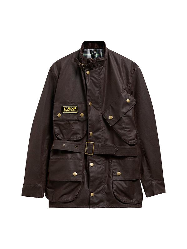 Barbour International Men's Original Waxed Jacket - Black