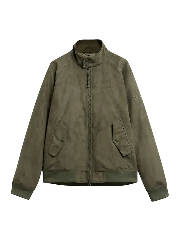 Barbour International Men's Steve McQueen Drome Casual Jacket - Olive Image 1