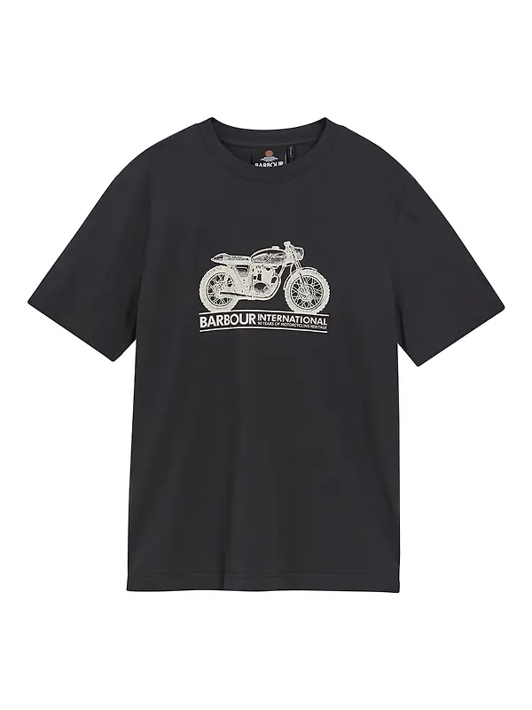 Barbour International Men's Triton T-Shirt - Black Image 1