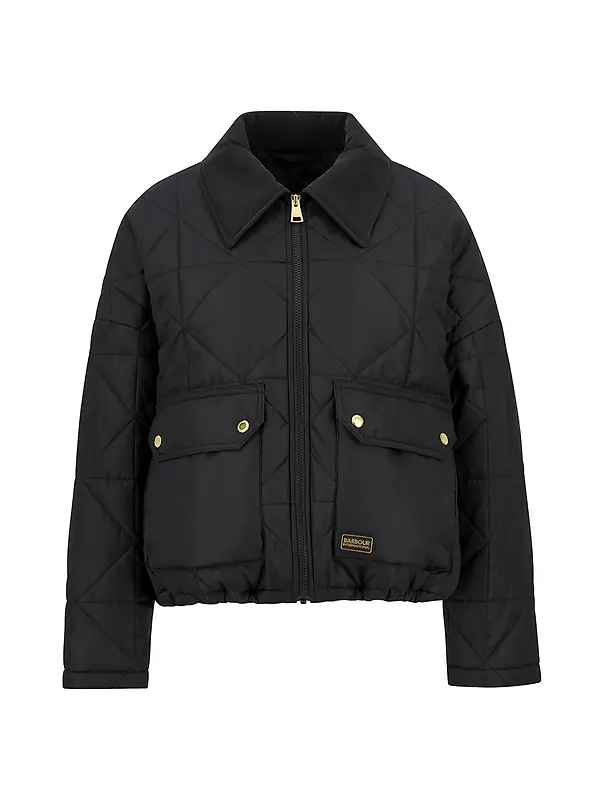 Barbour International Women's Juliana Quilted Jacket - Black Image 1