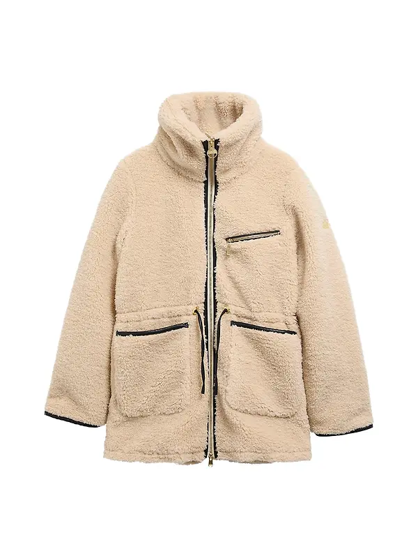 Barbour International Women's Kemora Fleece Jacket - Jasmine / Black Image 1