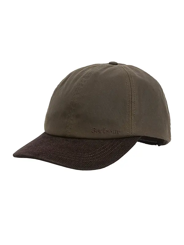 Barbour Men's Ashby Cap - Olive/Brown Image 1