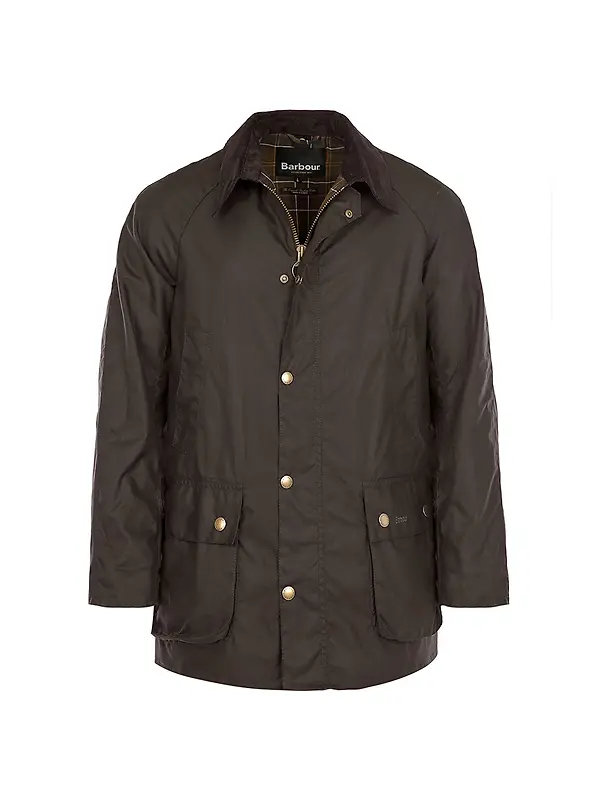 Barbour Men's Ashby Wax Jacket - Olive Image 1