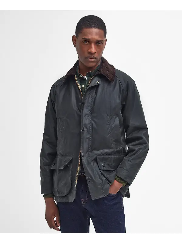 Barbour Men's Bedale Wax Jacket - Sage Image 2