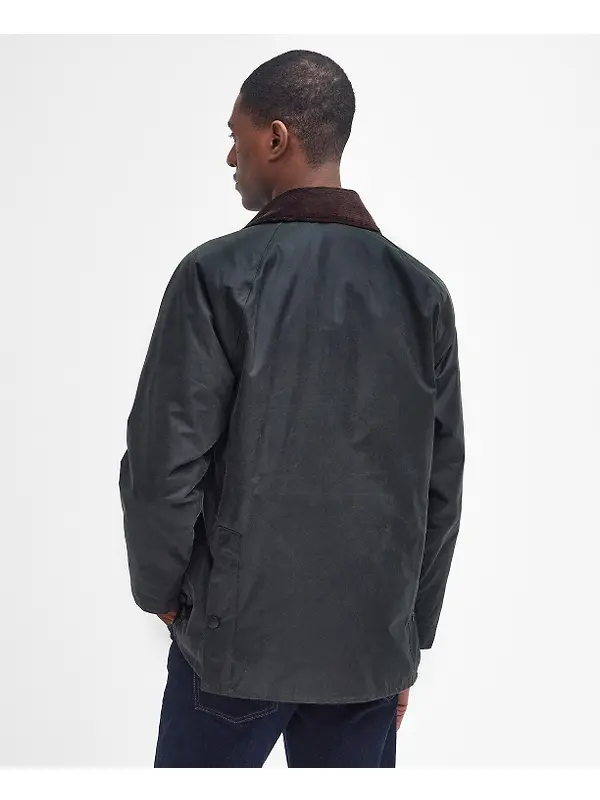 Barbour Men's Bedale Wax Jacket - Sage Image 7