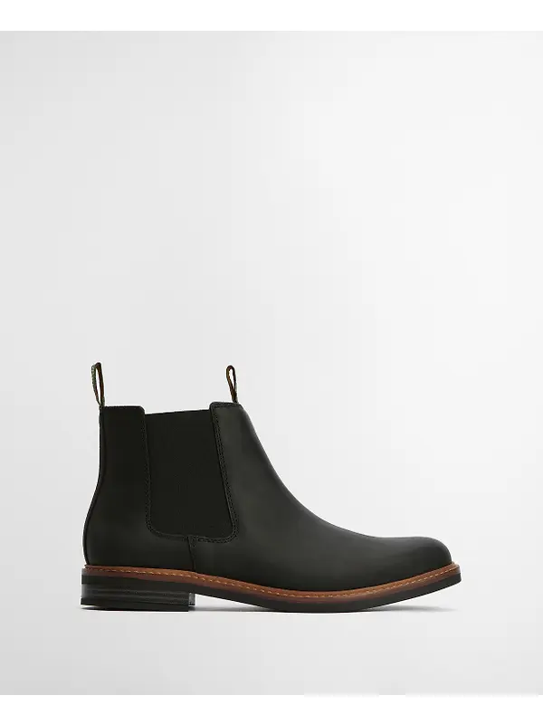Barbour Men's Farsley Chelsea Boots - Black Image 2