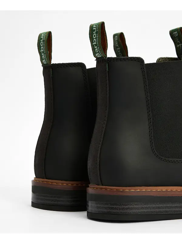 Barbour Men's Farsley Chelsea Boots - Black Image 5