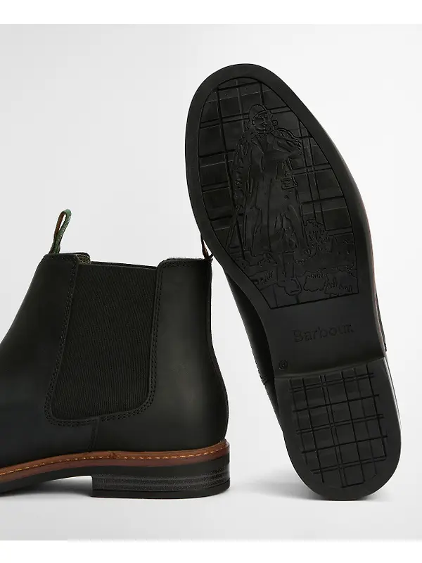 Barbour Men's Farsley Chelsea Boots - Black Image 7