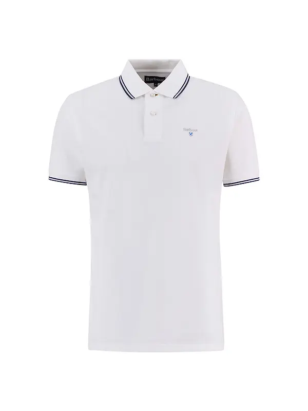 Barbour Men's Fielding Polo Shirt - White Product Image