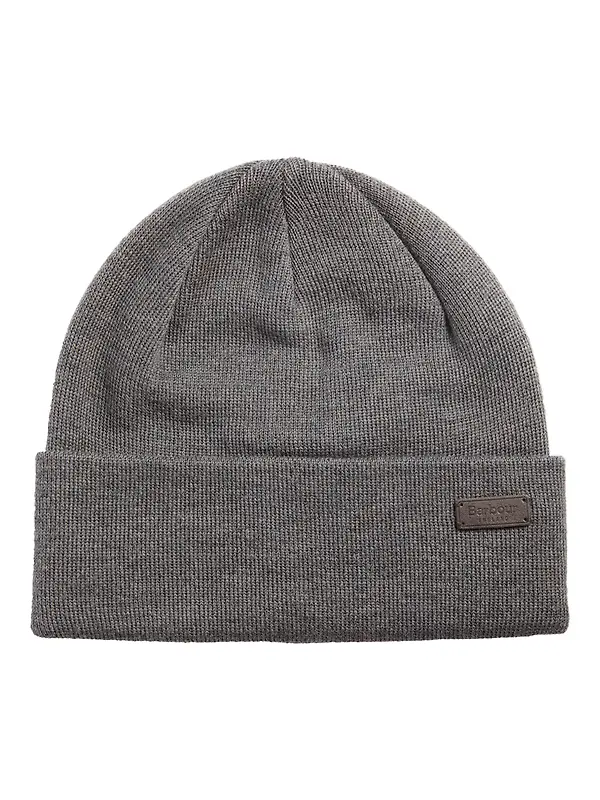 Barbour Men's Healey Beanie Hat - Charcoal Image 1