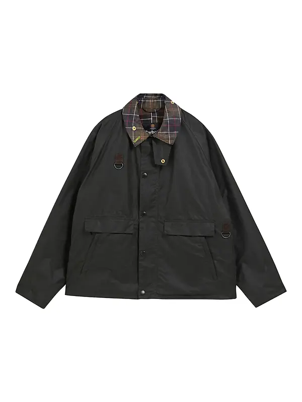 Barbour Men's Icons Spey Wax Jacket - Sage Image 1