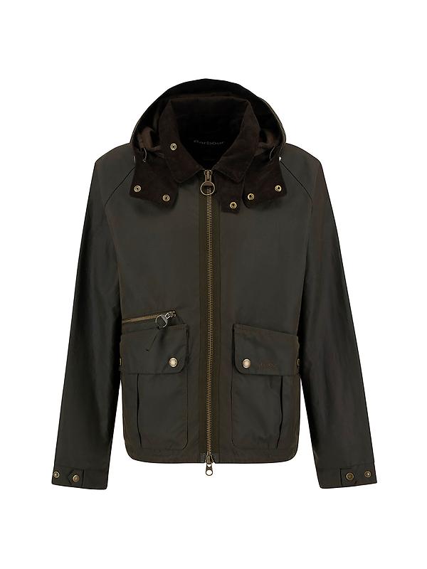 Barbour Men's Utility Spey Wax Jacket - Olive | British Attire