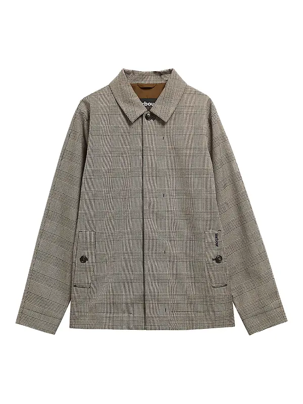 Barbour Men's Short Lorden Jacket - Prince Of Wales Check Image 1