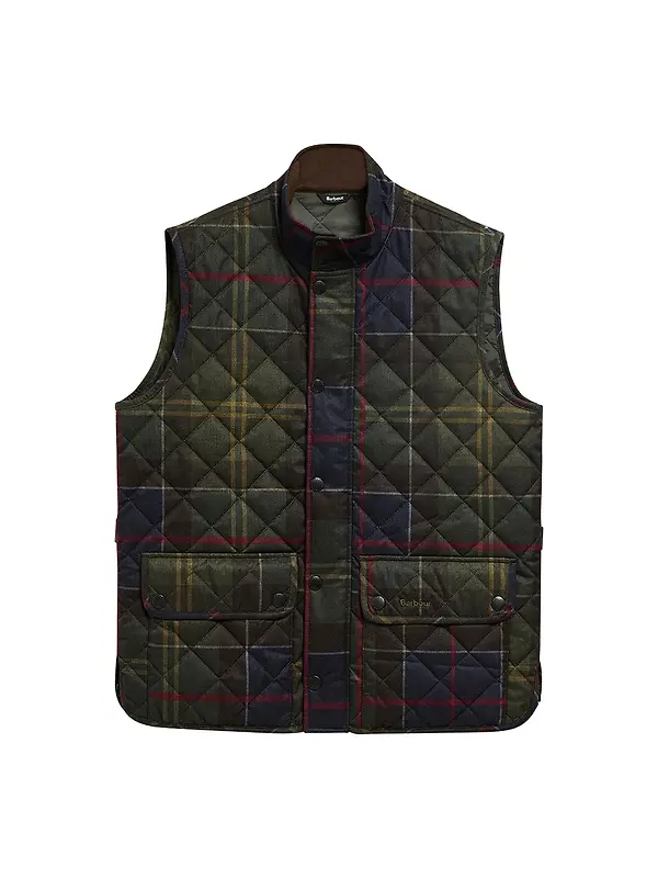 Barbour Men's Tartan Lowerda Classic Gilet - Classic Tartan Image 1