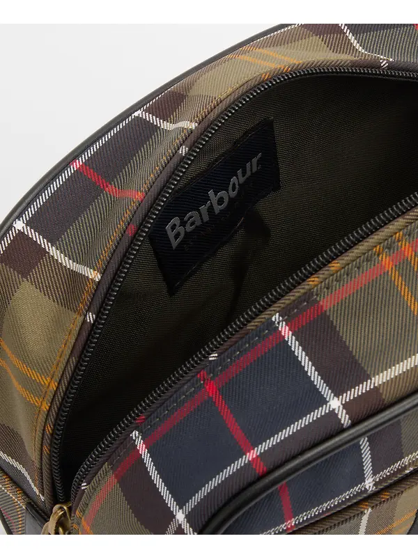 Barbour Men's Tartan Washbag - Classic / Beacon Image 5