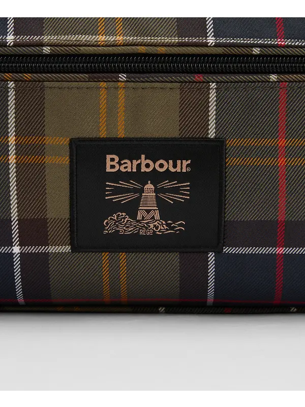 Barbour Men's Tartan Washbag - Classic / Beacon Image 7