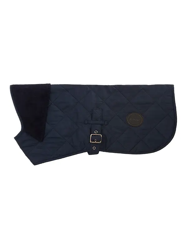 Barbour Quilted Dog Coat - Dark Navy Image 1