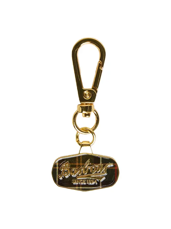 Barbour Classic Fob Keychain - Classic Tartan Image 1
