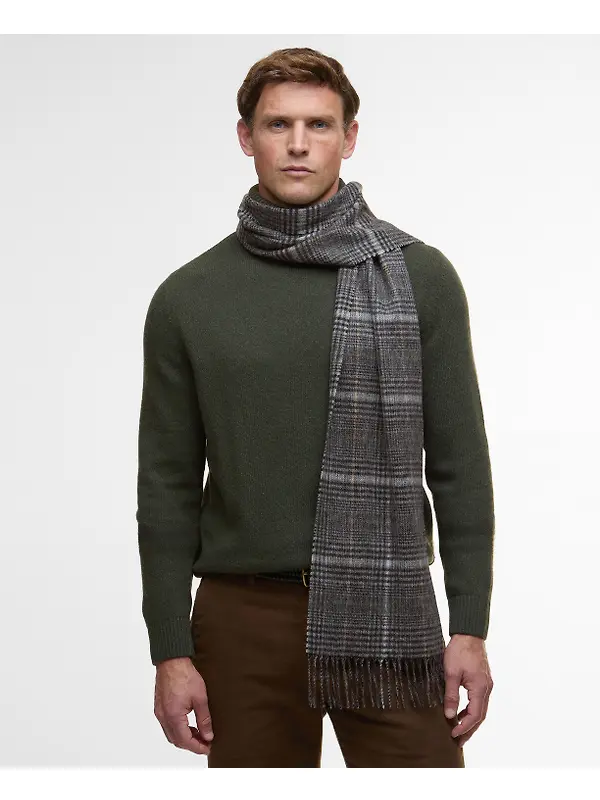 Barbour Danbrooke Scarf - Grey Image 2