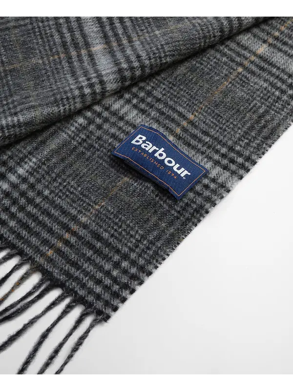 Barbour Danbrooke Scarf - Grey Image 4
