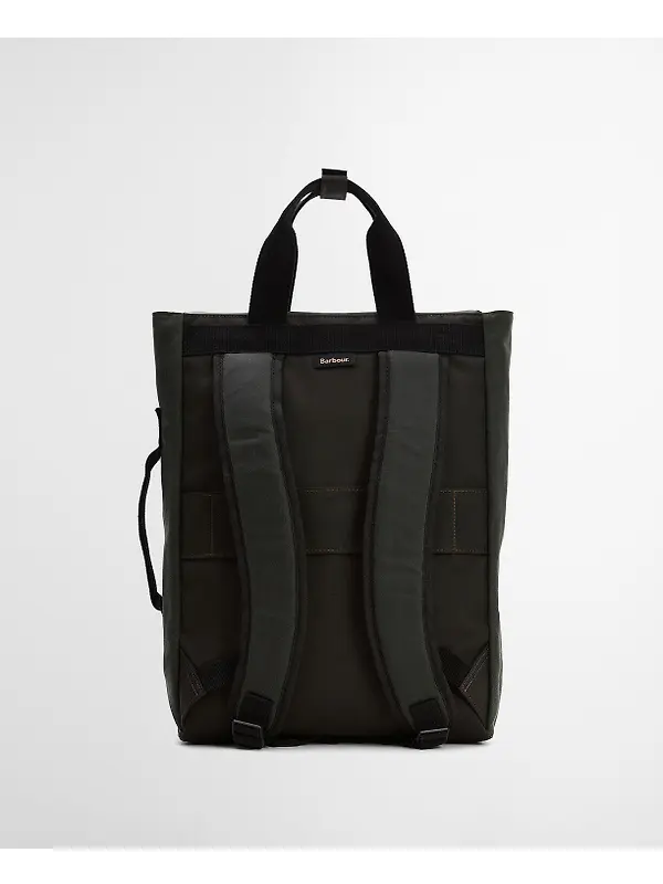 Barbour Field Wax Backpack - Sage / Classic Image 6