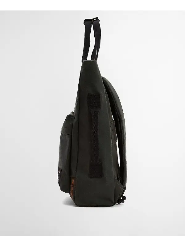 Barbour Field Wax Backpack - Sage / Classic Image 8