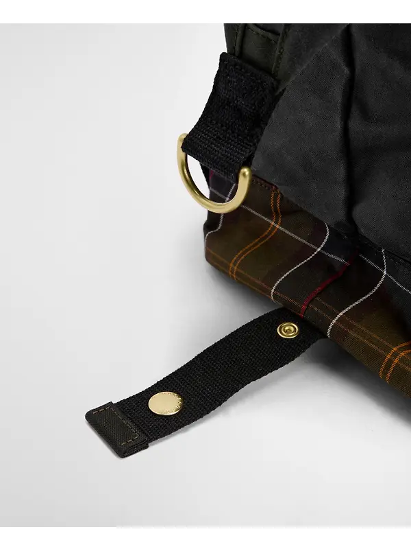 Barbour Field Wax Holdall - Sage / Classic Image 5